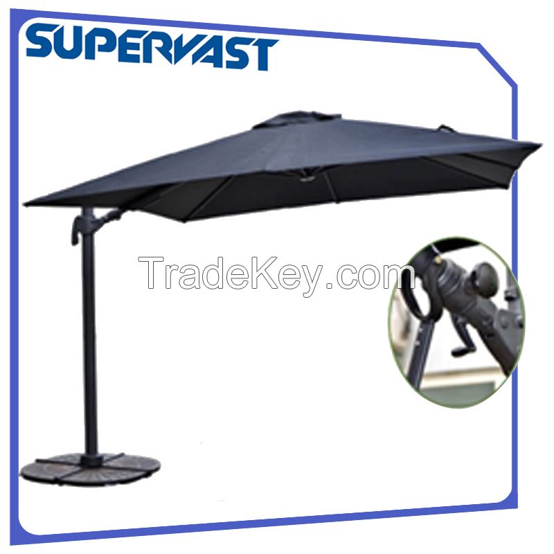 Tiltable Roma hanging umbrella