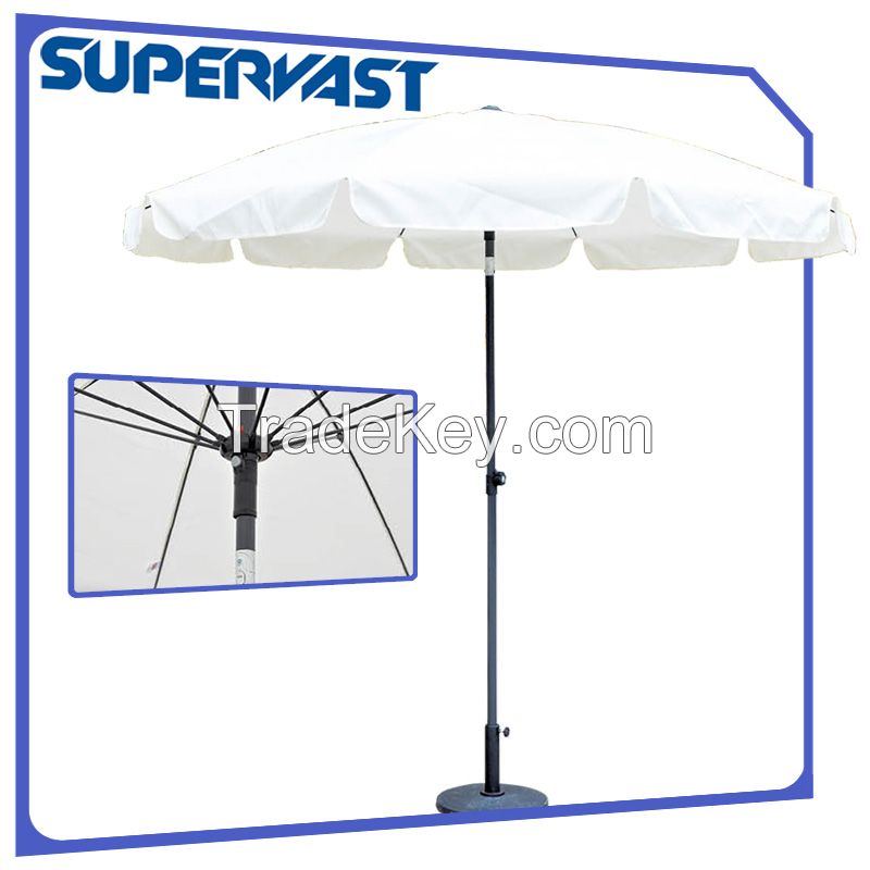 Outdoor fiberglass push-up umbrella