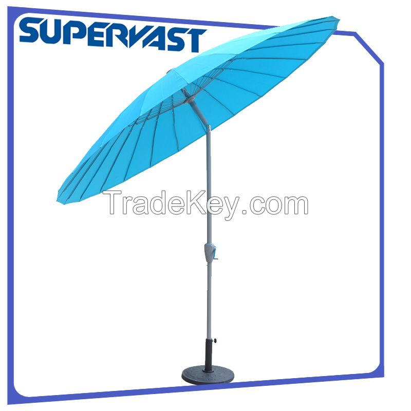 Steel wire patio market umbrella