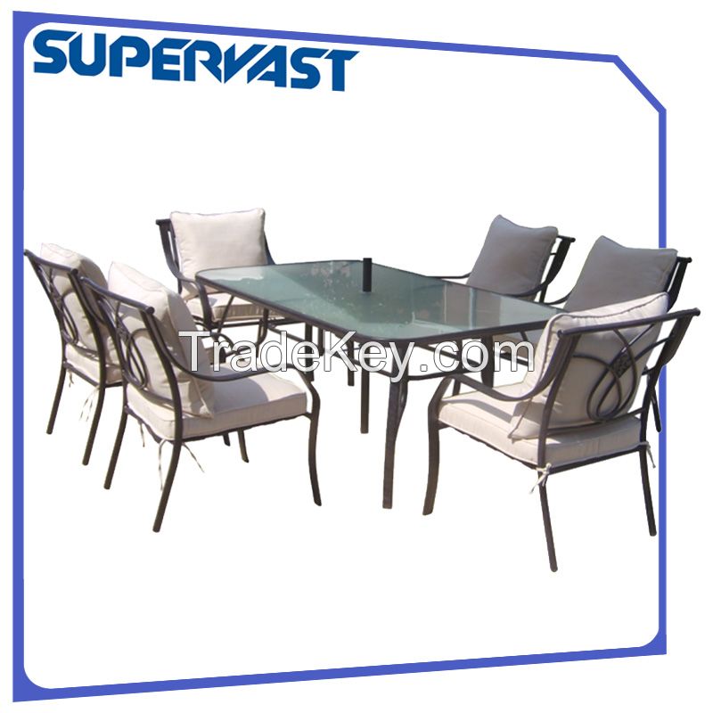 7pc metal outdoor furniture alternative