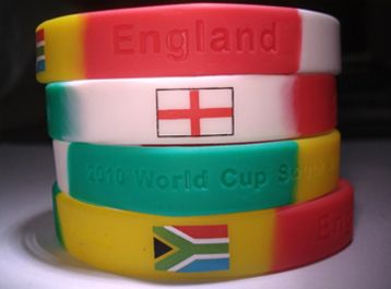 Custom and personalised silicone rubber wristbands