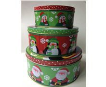 Xmas Storage Tin Box, Candy Tin Box, Cookies and cake storage tin box