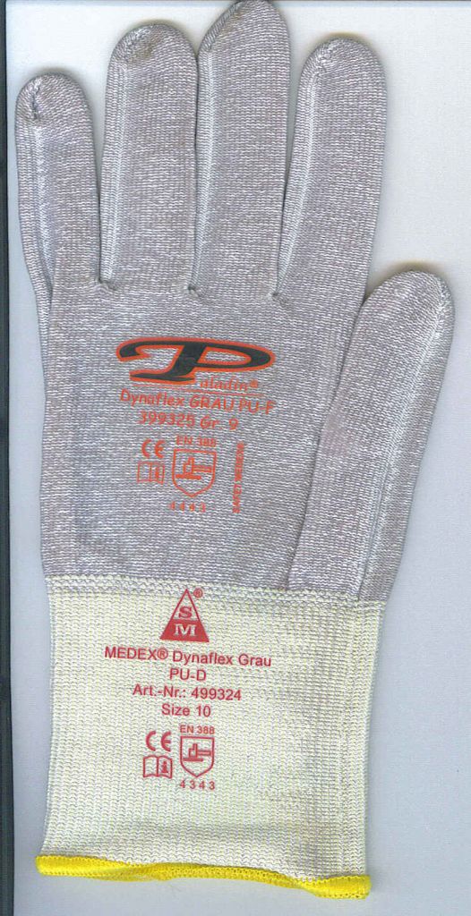 Sell Tagless garment knitted glove mittens size label heat transfer logo