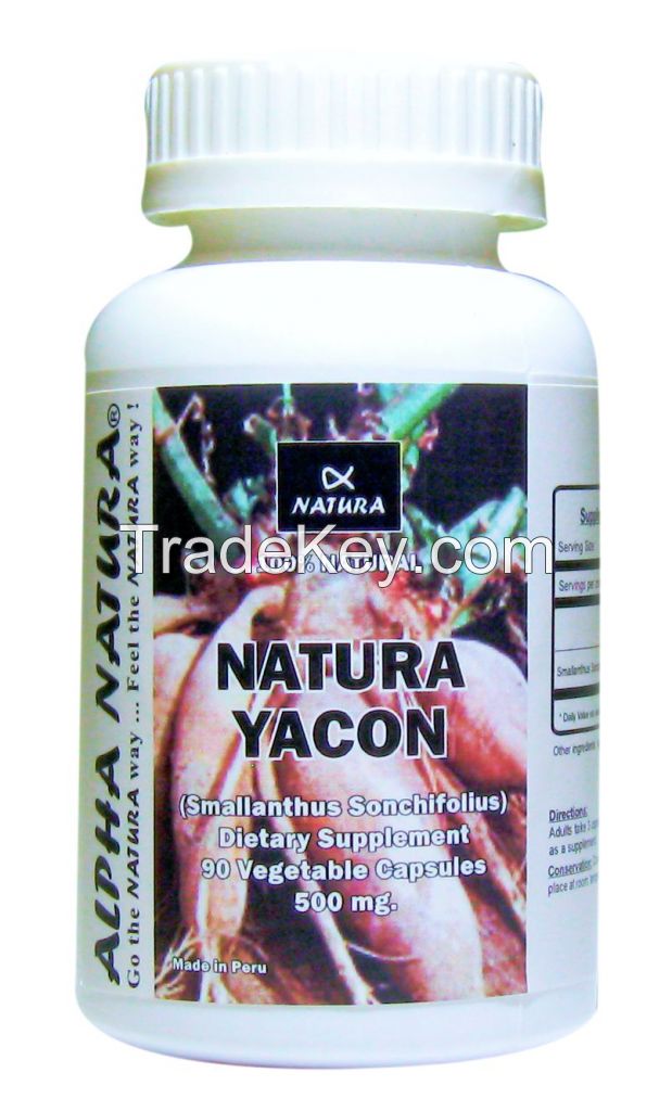 YACON (Regulates and Reduces Blood Sugar, Cholesterol)