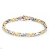 10K Gold Bracelet with Diamond (LBRG1044)