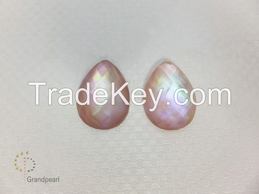 Magical effect #37 15x20mm Pear Pink MOP 1