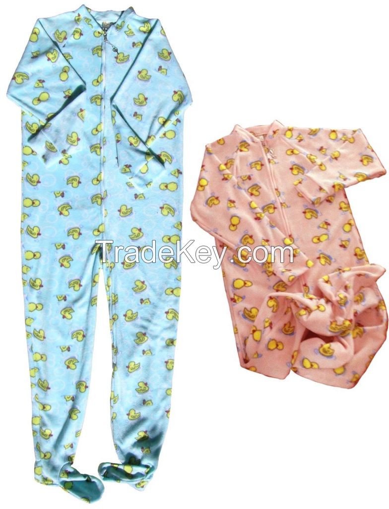 Adult footed jammies