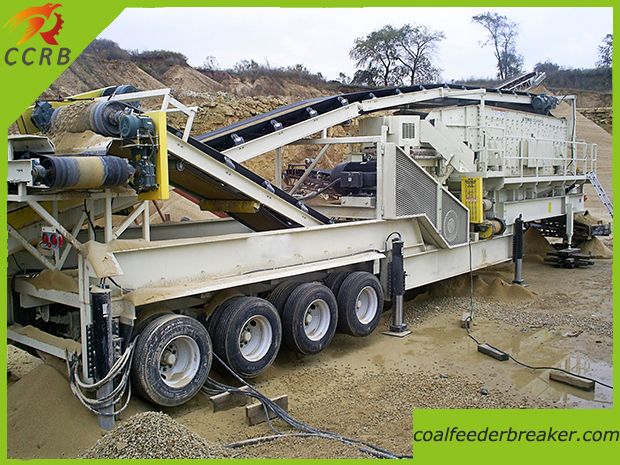 Trailer Type Construction Waste Mobile Crushing Plant