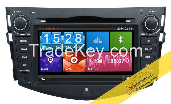 Capacitive Touch Screen Car DVD Player for Toyota Rav4 with 3G/WIFI/DVR/OBD/TMC Function
