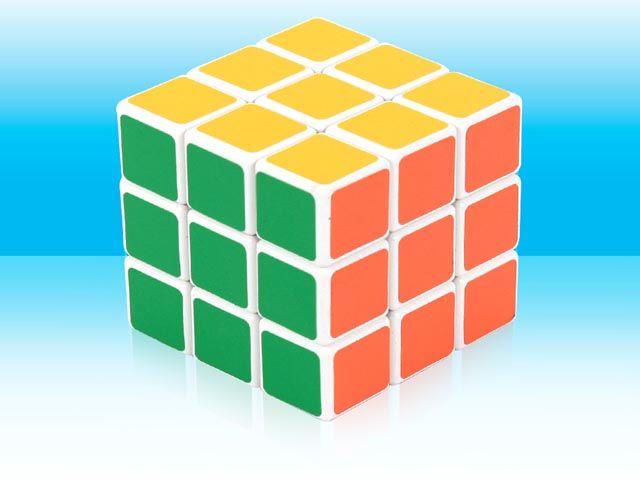 8.5CM ABS plastic educational toy magic cube