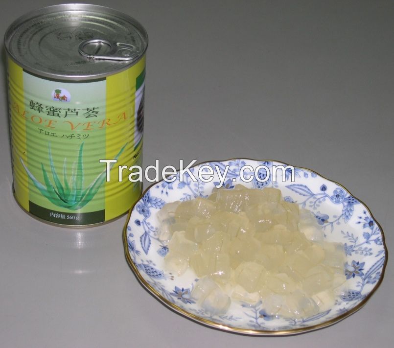 Canned Aloe Vera with Honey in Syrup