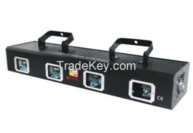 Four head laser light /scanning laser light / four color laser