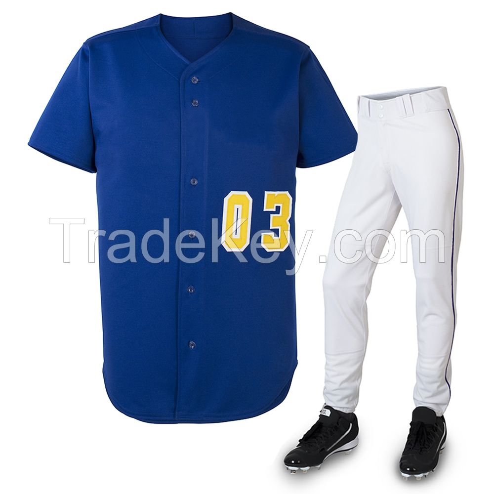 Baseball Uniforms Cheap Wholesale Plain Jerseys Shirts Uniform