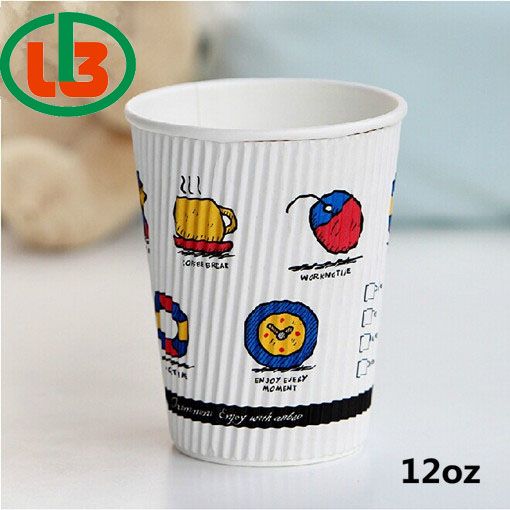 12oz corrugated coffee cups