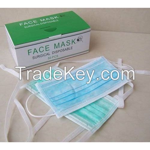 3 Ply Disposable Surgical Face Mask