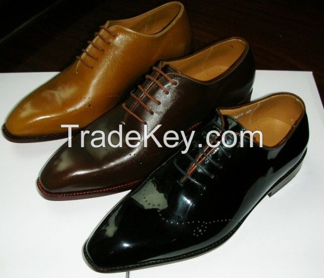 bespoke calf leather shoes
