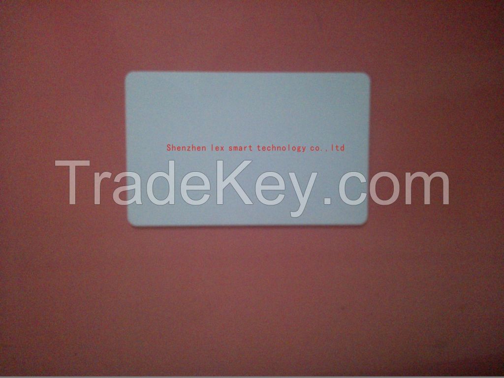 13.56mhz printable blank pvc card blank