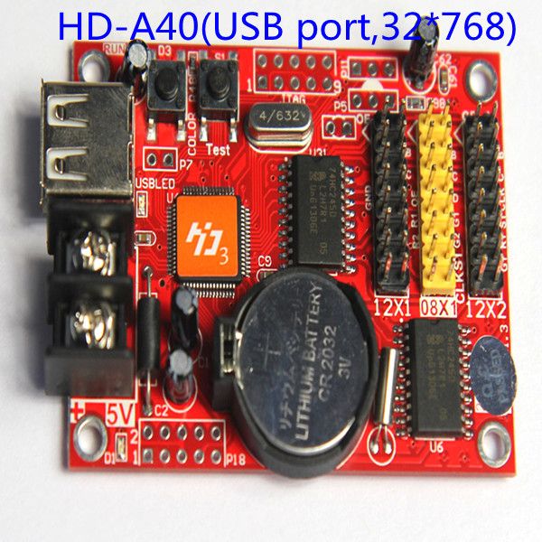 hot sales p10 led module control card HD-A40