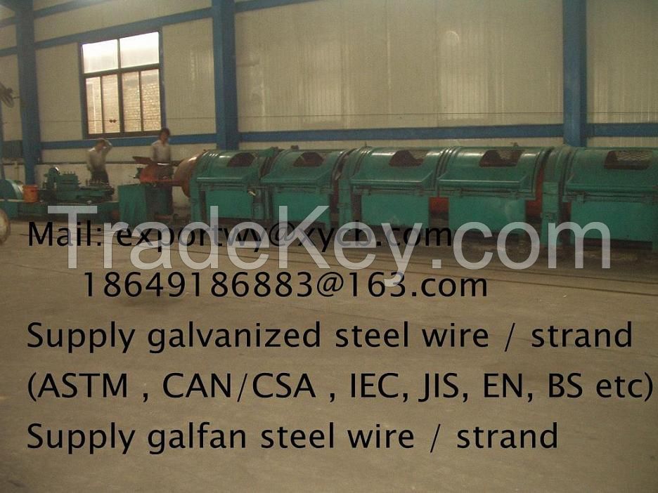 ZN-AL alloy coated steel strand