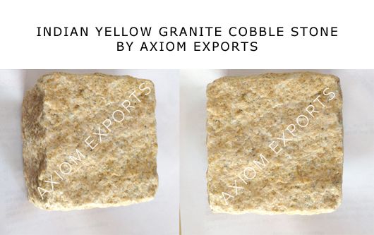 Indian Yellow Granite Cobbles