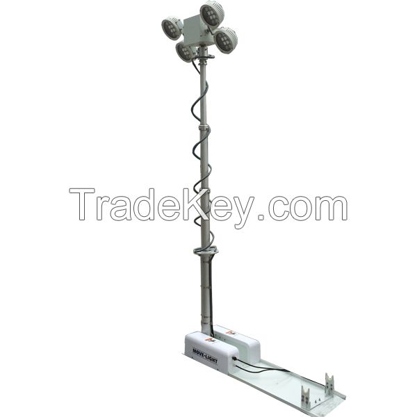 vehicle roof mounted move light towers 240W LED lamps