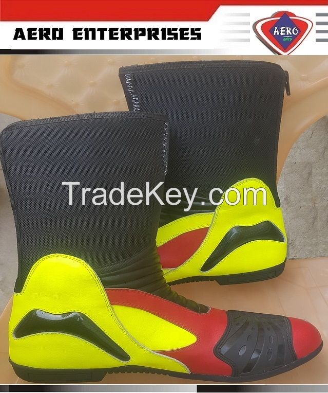 Motorcycle Racing Leather Shoes