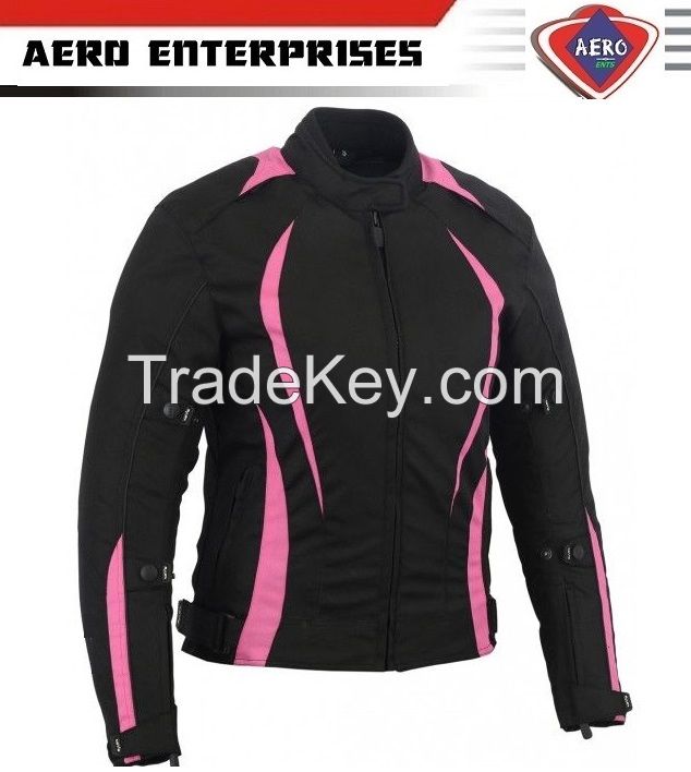 Motorcycle Women Cordura Waterproof CE Jacket