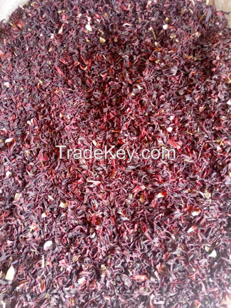 DRIED HIBISCUS SIFTING