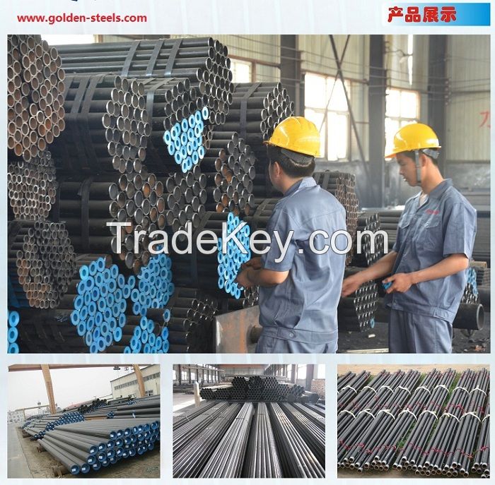 Alloy  Steel Pipe , ASTM A333 GR3 GR6 pipe , SA335-P11, P5 steel pipe, 