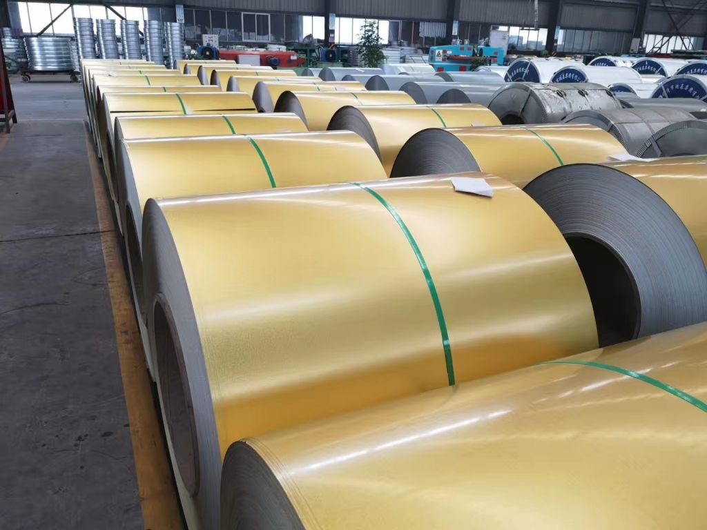 Golden Color Prepainted Galvanized Steel Coils