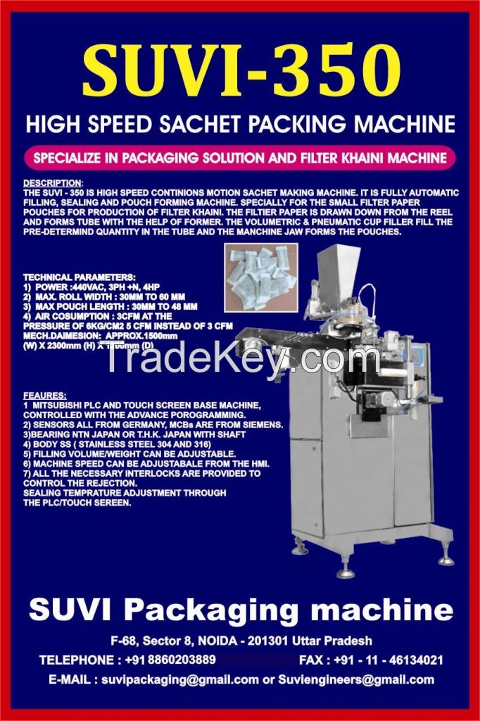 filter khaini packing machine
