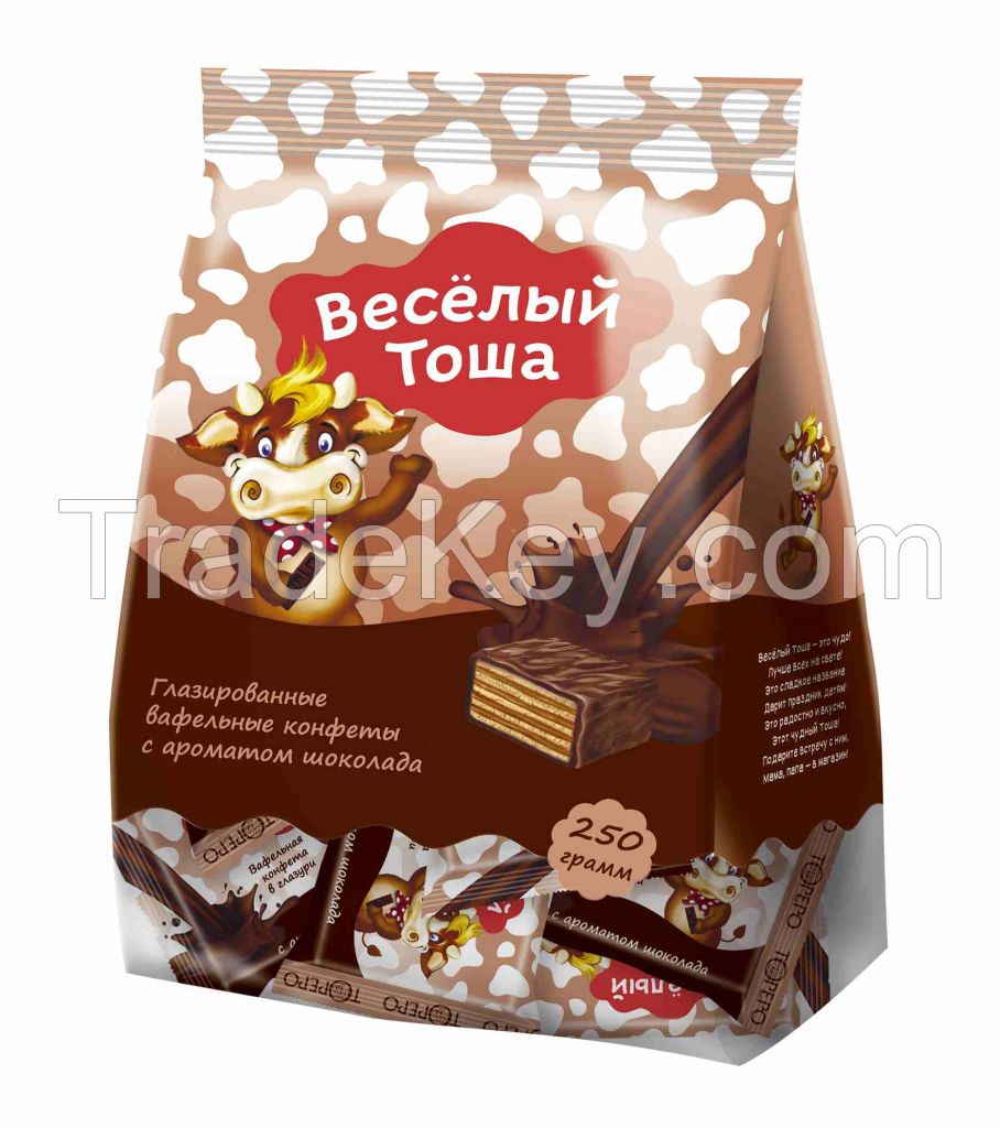 Wafer Biscuit Candies Packed, 250gr., 500gr.