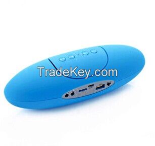 2014 New High Quality Support QFX TF/AUX/USB/FM Rugby Bluetooth Speaker