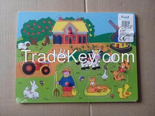 Wooden Puzzles, Children intellectual toys, EN71 tested