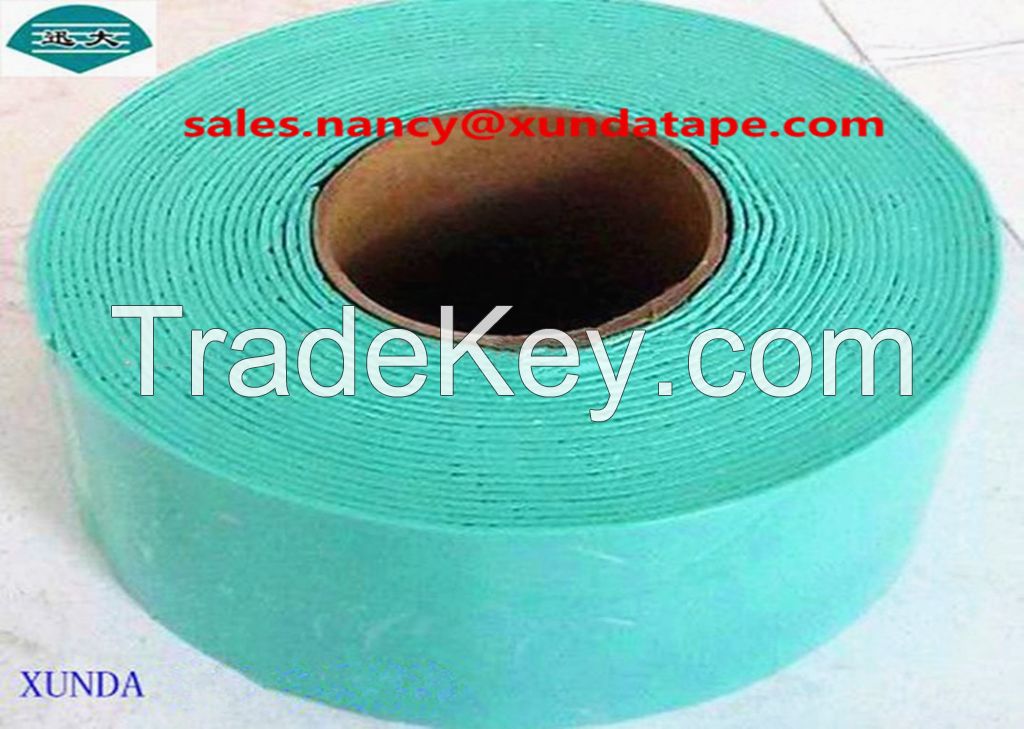 Viscoelastic body adhesive tape for field joints, compressorstations, casings, fittings