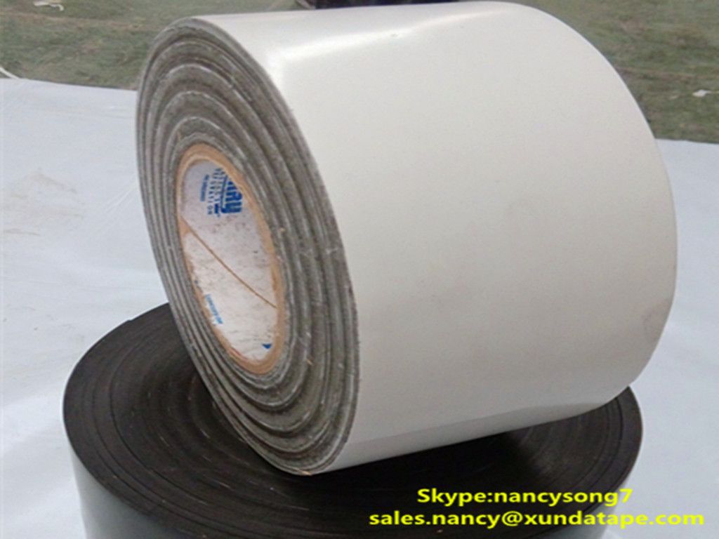 Butyl rubber white outer tape wrapping for pipeines