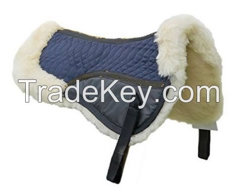 Sheepskin Half Saddle Pad