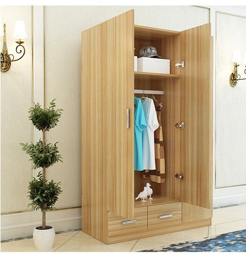 New Wooden Melamine MFC Bedroom Wardrobe