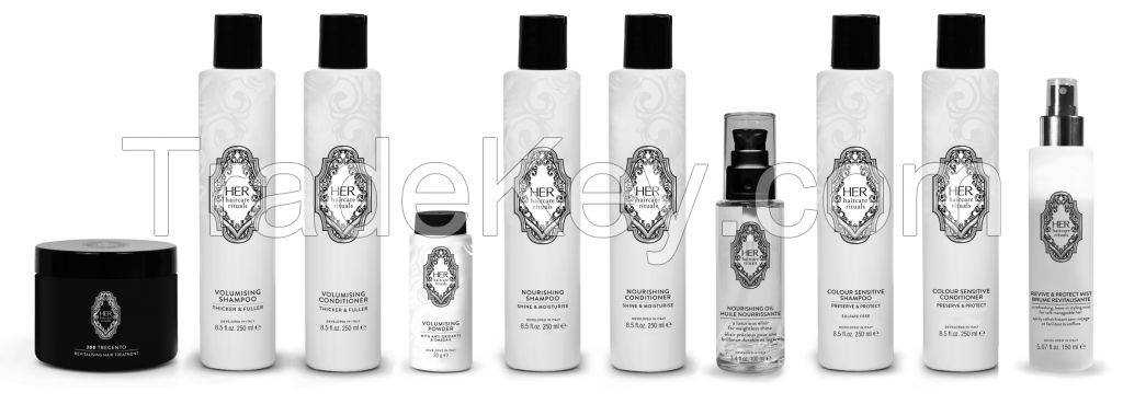 HER haircare rituals - Italian styled luxury range