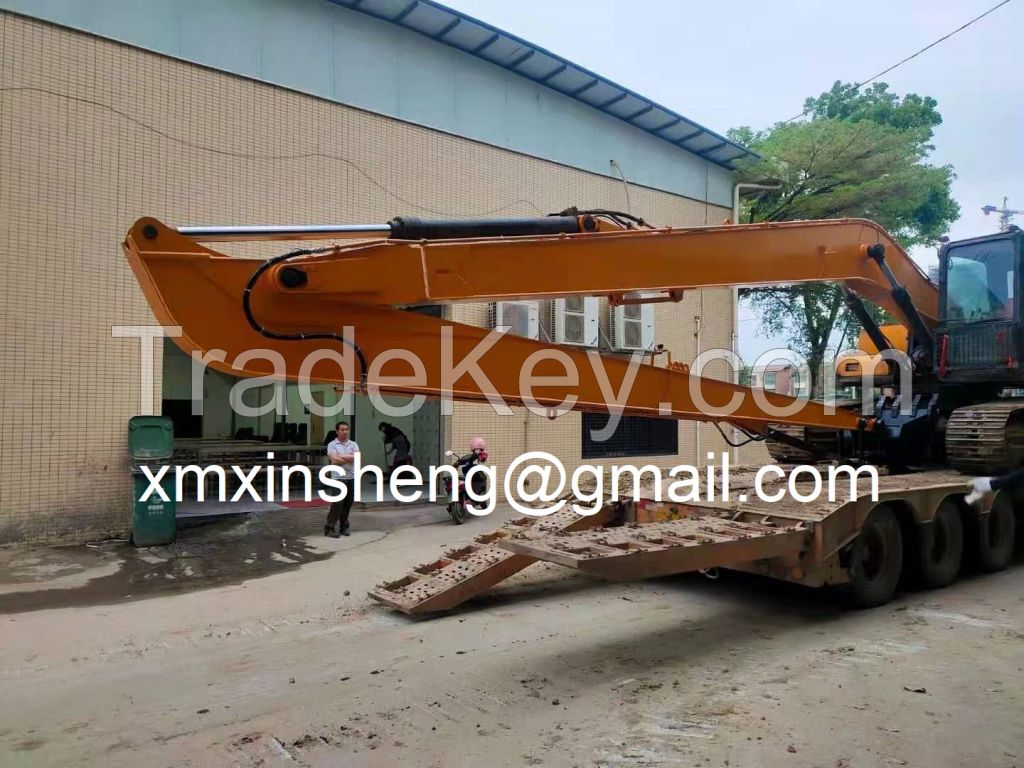 Extension long reach Boom Arm Strick Jib Excavator Construction Machining Bucket parts