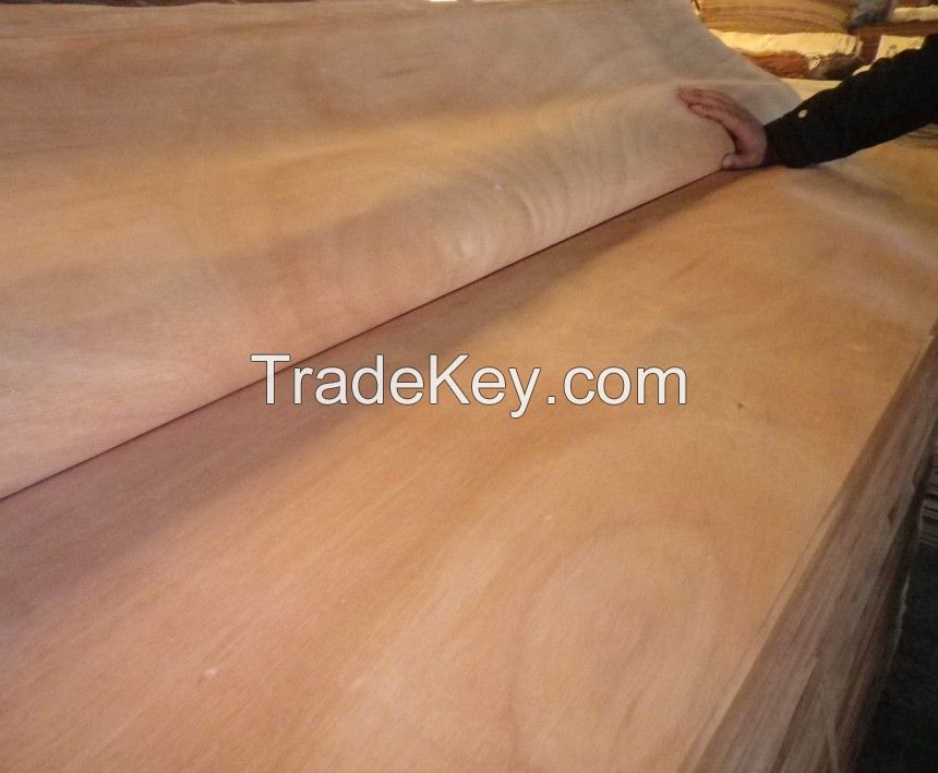 0.3mm Okoume Veneer for plywood face/back