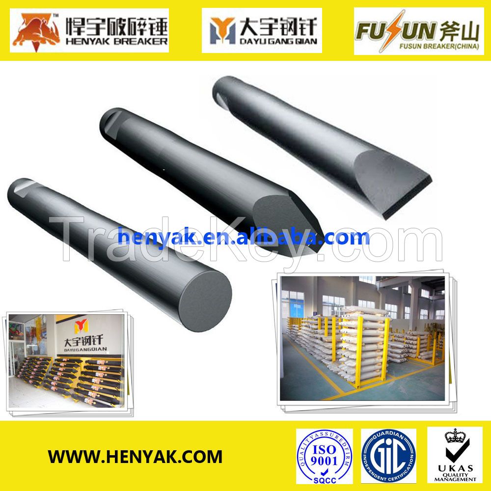 Forging Chisel-Hydraulic breaker hammer mouted Excavator Part
