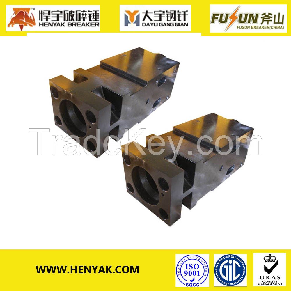 Front Head of Hydraulic Cylinder-Hydraulic breaker hammer mouted Excavator Part