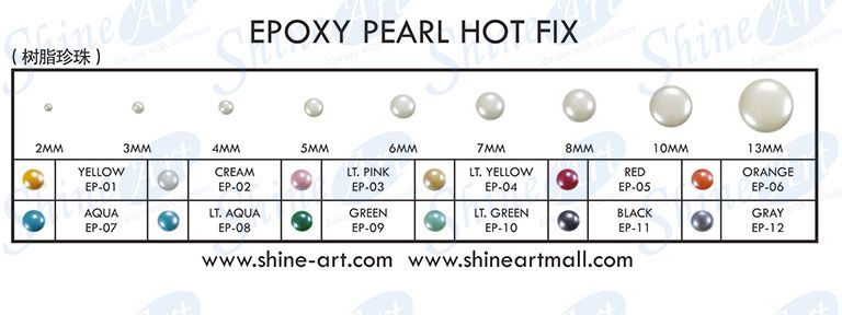 Epoxy Pearl Hot Fix