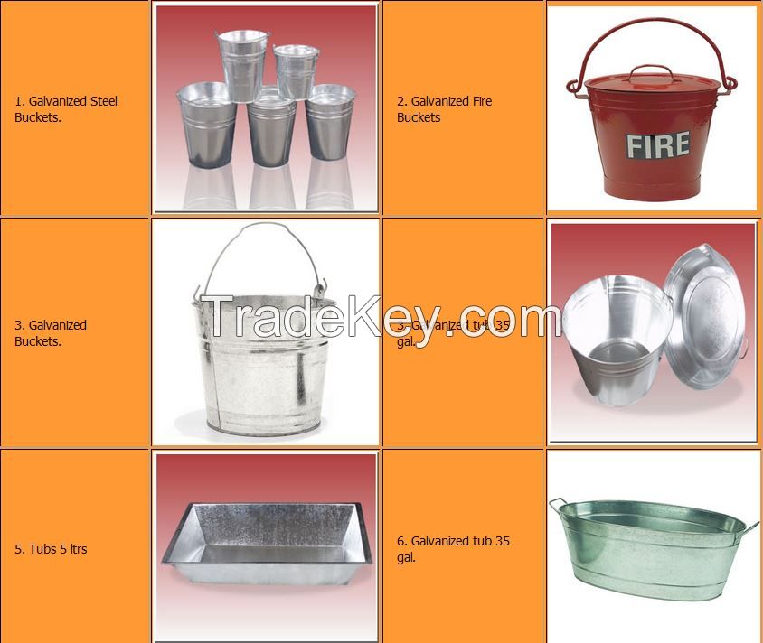 Galvanized Buckets