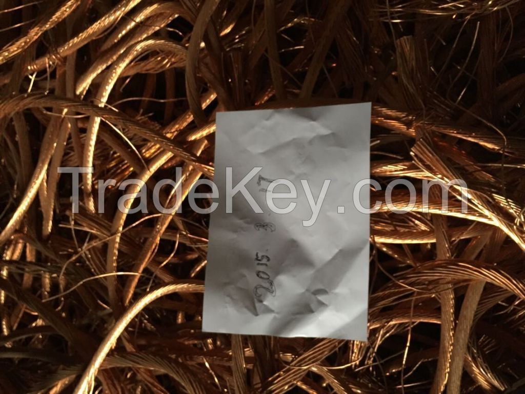 Copper Scraps/Copper Wire Scrap Millberry for Sale 99.9%