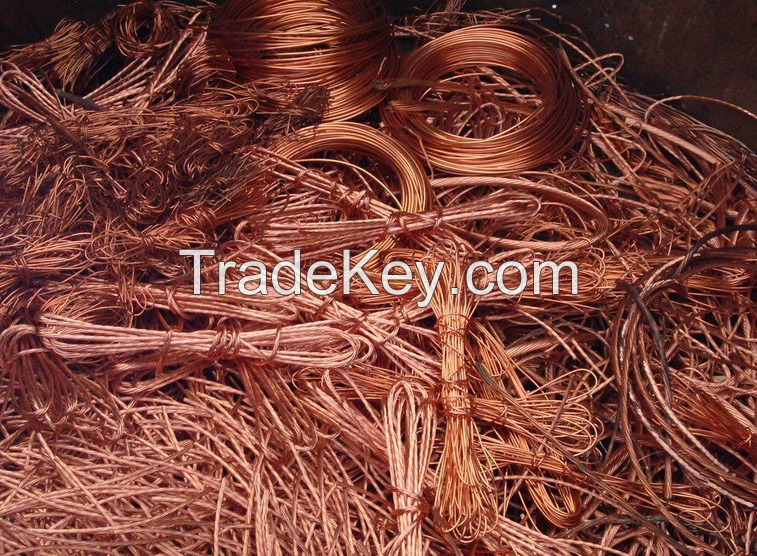 Copper Scrap, Copper Wire Scrap, Mill Berry Copper 99%