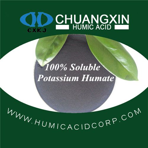 100% Soluble Potassium Humate For Drip Irrigation/ Foliar Spray