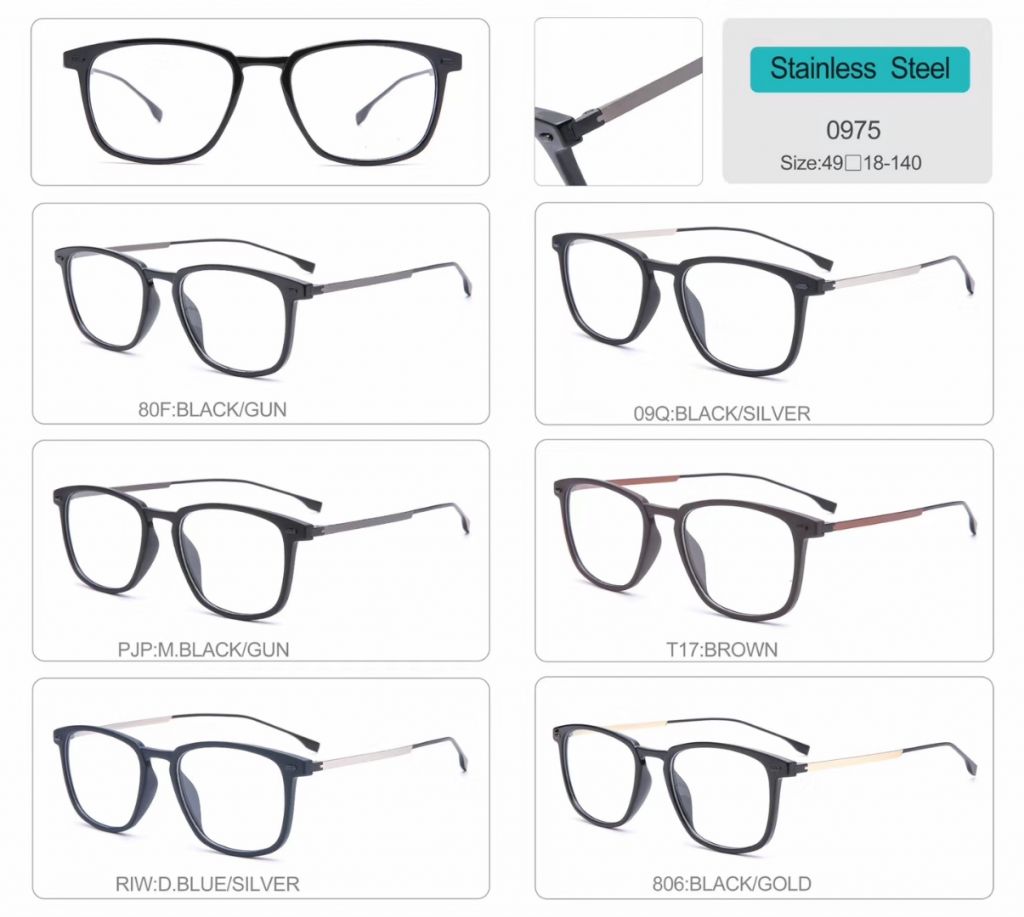 round shape metal optical frames eyeglasses 0975