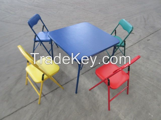 children folding table set